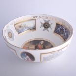 A Royal Worcester "Trafalgar Bowl", 23cm diameter, limited edition number 14/822,