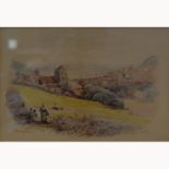William Edward Croxford, Old Hastings and West Hill, a pair, watercolours, signed and titled,