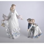 Two Lladro figures,