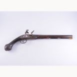 Arab flintlock pistol, 35cm blade, full stock.