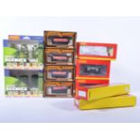 Hornby OO gauge wagons, rolling stock, trees and accessories.