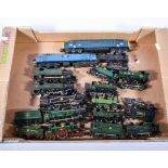 Unboxed OO gauge railway locomotives, to include steam and diesel examples by Hornby Dublo, Tri-ang,