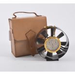 Short & Mason Limited anemometer, in a leather case.