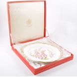 Six Spode collectors plates, Wild Flower series by D Emery, boxed.