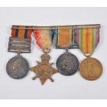 Medals: a group of four, including Queen's South Africa, with Cape Colony, South Africa 1901,