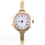 A lady's vintage wrist watch,