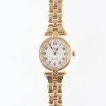 Longines - A Lady's quartz bracelet watch,