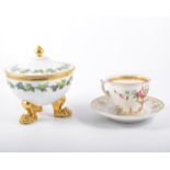 French porcelain part tea service, late 19th Century,