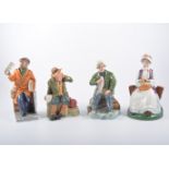 Four Royal Doulton figures, A Good Catch HN2258, 20cm, Owd Willum HN2042, 18cm,