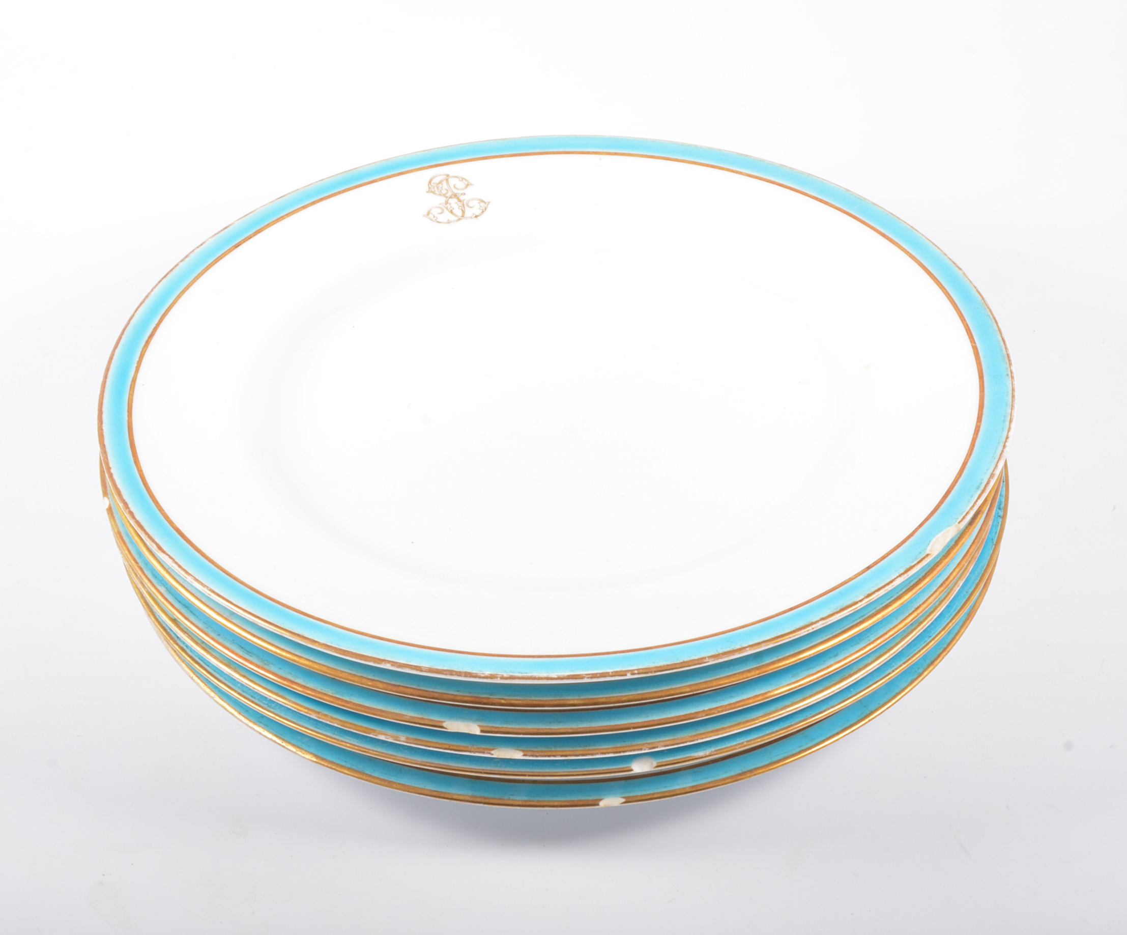 Spode Copeland china dinner plates, - Image 2 of 2