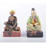 Two Royal Doulton figures, The Cobbler HN1283, 22cm and Mendicant HN1365, 21cm, (2).