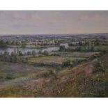 Colin Maxwell Parsons, view of Derbyshire, signed, oil on canvas, 75cm x 90cm.