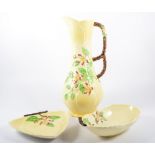 Carlton Ware, Australian design leaf-shaped jug,