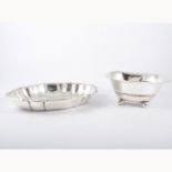 Danish oval silver bowl, by L.