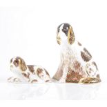 Book, Royal Crown Derby Paperweights by Ian Cox; Molly (Members Guild) dog,