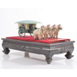 Replica model of The Bronze Chariot of Emperor Qin Shi Huang's Mausoleum,