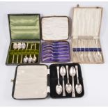 Cased cutlery sets,