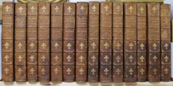 Jackson, Catherine Charlotte, Lady - Works, 14 vols, half calf gilt, London 1899