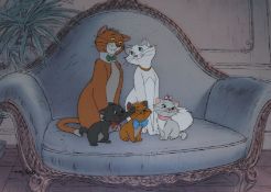 A Walt Disney limited edition steel print of The Aristocats, 29 x 39cm