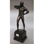 An Otto Schmidt-Hofer (1873-1925), bronze figure of an athlete