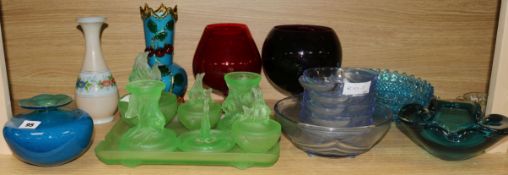 Assorted ceramics and glassware