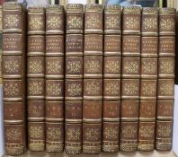 Gibbon, Edward - The History of the Decline and Fall of the Roman Empire, 9 vols, contemporary