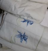 A collection of French linen sheets