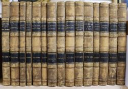 Dickens, Charles - Works, 15 vols, 4to, illustrations by F. Barnard, C. Green, J. Mahoney and E.G.