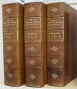 Morley, John - The Life of William Ewart Gladstone, 3 vols, quarter calf, London 1903