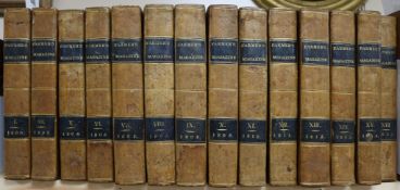 Farmers - The Farmers Magazine, 14 vols (1-2 and 5-16), half calf, 8vo, London 1800-1815