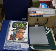 A large collection of James Dean photographs & memorabilia, to include black and white as well as