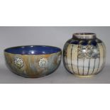 A doulton vase & bowl