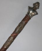 2nd World War German officers walking stick