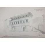 A group of Italian architectural drawings