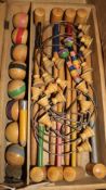 A box of French table croquet