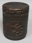 A Chinese bamboo pot