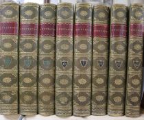 Spectator - The Spectator [By Addison, Steele and others], 9 vols, 8vo, in contemporary green gilt