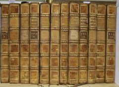 Henry, Robert - The History of Great Britain, 12 vols, calf, 8vo, 4th edition, with folding