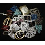 Assorted buckles and buttons