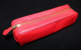 A Hermes clutch bag, boxed