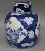 A 19th century Chinese blue and white jar