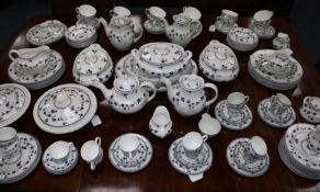 An extensive Royal Doulton 'Yorktown' dinner, tea and coffee service