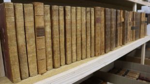 Robertson, William 37 vols, mixed calf bindings and incomplete sets, including: History of Charles