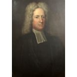 Mid 18th century English Schooloil on canvasPortrait of a clergyman29 x 24.5in.