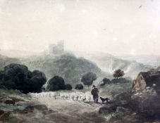 Peter de Wint (1784-1849)watercolourConisbrough Castle, YorkshireSpink and Son label verso9.25 x
