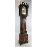 Thos. Chapman of Bath. A George III marquetry inlaid mahogany eight day longcase clock, the 12