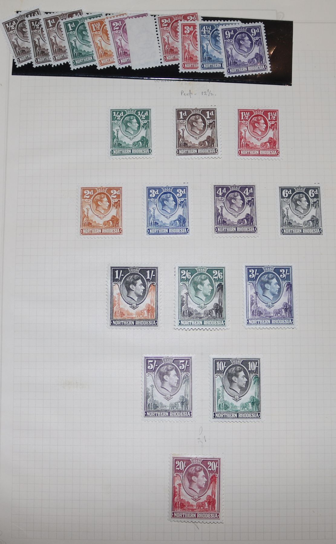 A QV to QEII mint and used collection of British Africa stamps in a stockbook including