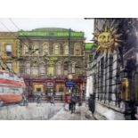 § Ruskin Spear (1911-1990)ink, watercolour and gouacheThe Hop Poles Hotel, King Street,