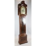 James Brogden of London. A George III mahogany eight day longcase clock, with strike silent,