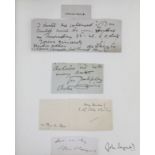 A 20th century autograph album, including: Princess Louisa, Duchess of Argyle, Arthur Conan Doyle,
